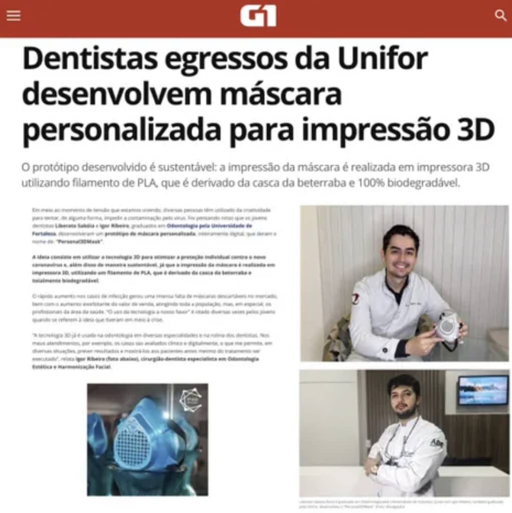 Digital dentistry 3D mask